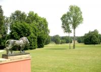 Blick vom Schloss im Muskauer Park - Weltkulturerbe. © A. von Lührte