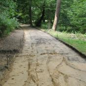Rekonstruktion eines Weges im Charlottenburger Schlossgarten (&copy; A. von L&uuml;hrte)