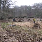 Ber&auml;umung der Schlosswiese zum Parkseminar 2012. &copy; B. P&auml;tzig